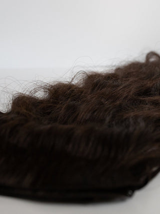 Hand Tied Weft - Beach Wave 3N (Dark Warm Brown)