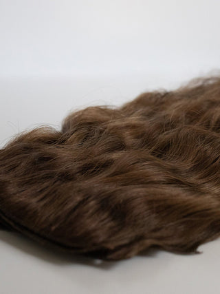 Hand Tied Weft - Beach Wave 8/6WB (Warm Medium Brown Mix)