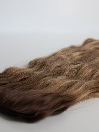 Hand Tied Weft - Beach Wave 9/7WBL (Dark Warm Blonde Mix)