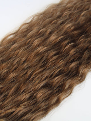 Hand-Tied Deep Wave - 8N (Neutral Light Brown)